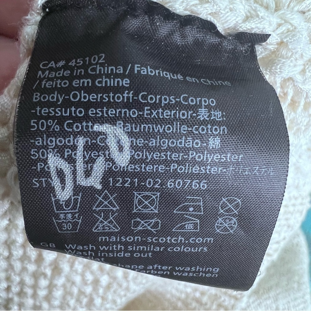 Madison Scotch Tan Knit Crew neck Sweater Size 2= US 8 - Picture 12 of 13
